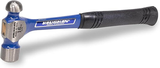 VAUGHAN Ball Pein Hammer, 16 oz, Steel handle, American high carbon steel, R016, VN16371