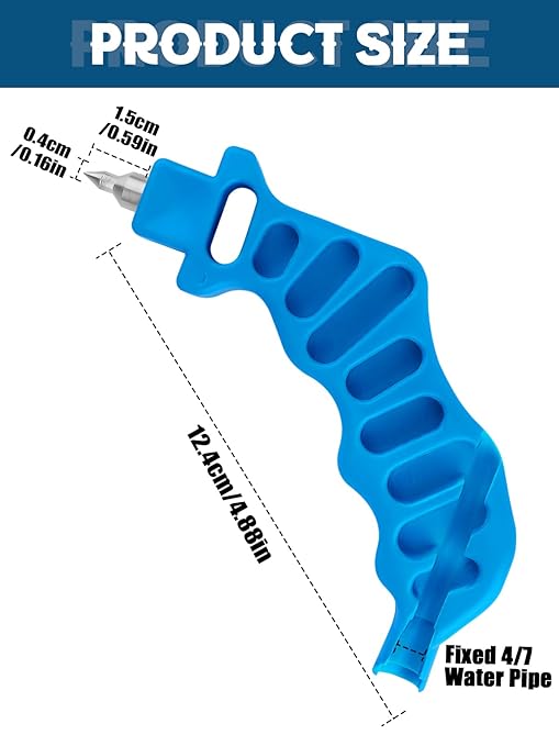 Kalolary 2-in-One Drip Irrigation Tubing Hole Punch Fitting Insertion Tools Drip Tube Hole Punch for Easier 1/4" Inch Fitting & Emitter Insertion