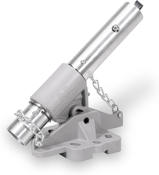 MARSHALLTOWN Eliminator Composite Adapter, Easy Control Adjustment, Concrete Bull Float Bracket, RED705050