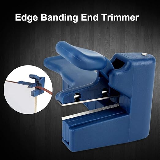 Edge Banding Trimmer, Manual Veneer Edge Trimmer, Plastic Edgebanding Trimmers for Cutting 54mm Width and 0.5mm Thickness Wood, Woodworking Banding End Cutter, 5.51x3.35in
