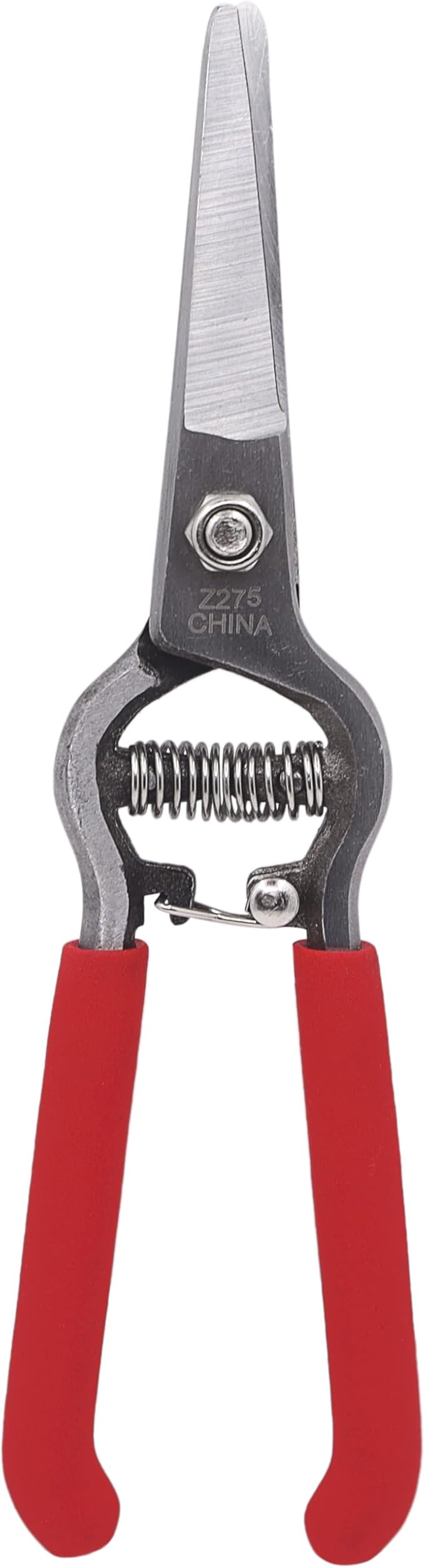 Zenport Z275 Needlenose Shear, Flower, 8-Inch Heavy Duty Forged Steel Straight Blade