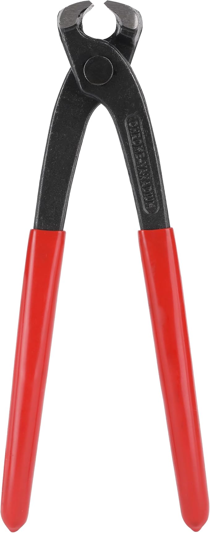 Bates Nail Puller - Red, 8-Inch, End Cutting Pliers, Carpenter Tool, Staple Puller