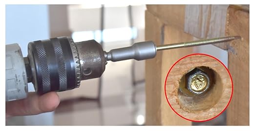 10 PCS 1/4" Hex Shank Magnetic Power Nut Driver Bit Sets, 1/4 inch Quick Change Socket Nut Driver Bit Magnetic,Heavy Duty 1/4 Nut Driver Length 2.5 inche (65mm)