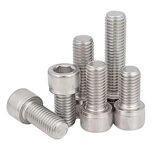 M10-1.5 x 110mm Socket Head Cap Screws Metric, Hex Socket Screw, Allen Socket Drive, 304 Stainless Steel (A2-70), Full Thread, Bright Finish, Machine Thread, DIN912,2 Pcs