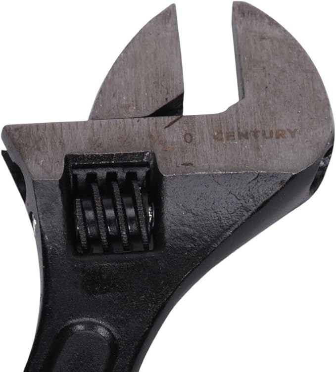 Century Drill & Tool 72625 Adjustable Wrench, 10"