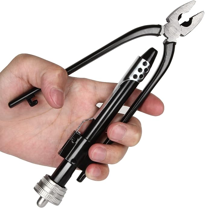 STARVAST 6-Inch Safety Wire Pliers - Aviation Wire Twisting Tool, Black