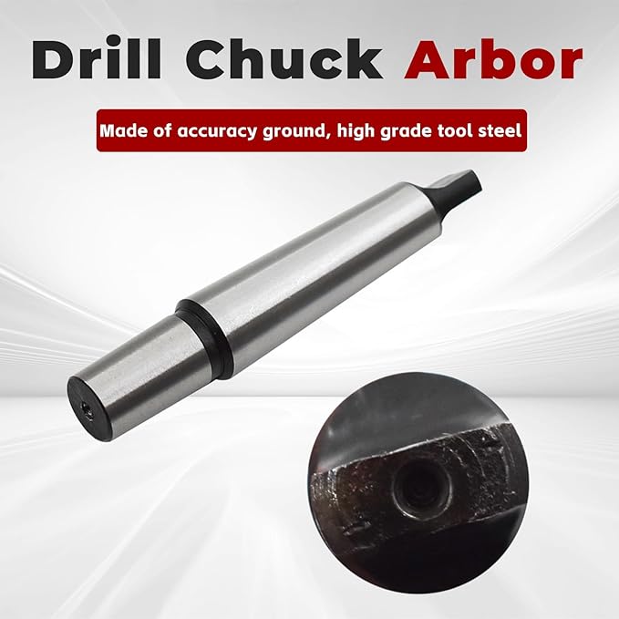 findmall 3MT to 3JT Tanged End Drill Chuck Arbor MT3 JT3 Fit for Drill Milling Boring Lathes