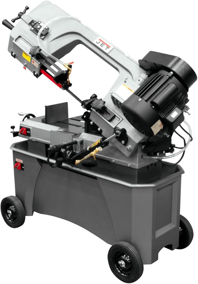JET 7" x 12" Deluxe Horizontal/Vertical Bandsaw, 3/4 HP, 115/230V 1Ph (HVBS-712D)