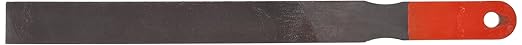 Simonds - 78187600 Hand File, American Pattern, Single/Double Cut, Rectangular, Black Oxide Coating, Coarse, 8" Length, 31/32" Width, 3/16" Thickness