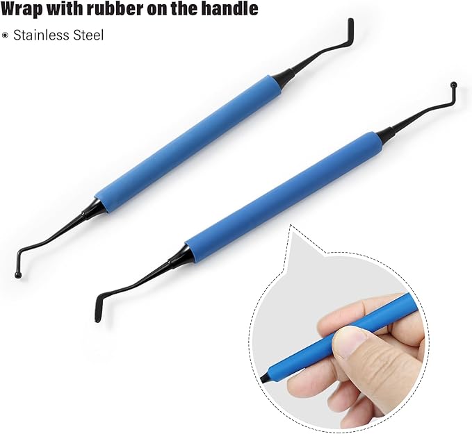 Gomake Stainless Steel Lifting Seals Tool for Tucking Vinyl Wrap Along Trim or Molding Area,Car Wrapping,Vinyl Sign,Window Film Installing