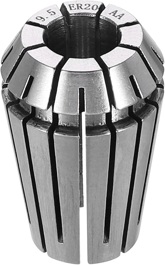 HARFINGTON Spring Collet Chuck ER20 9.5mm 65Mn Spring Steel Precision Router Collets for CNC Engraving Milling Lathe Tool
