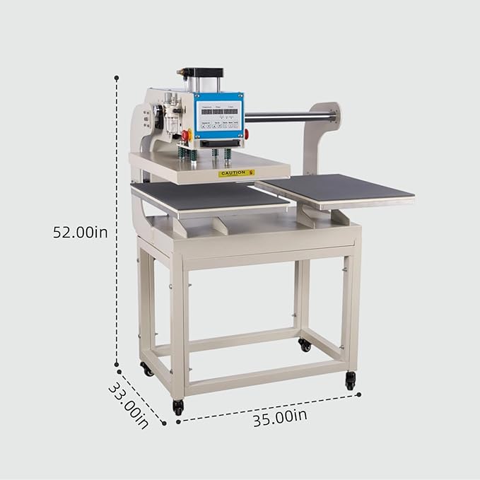 16?쓝24??Commercial Heat Press Machine, Up Sliding, for T-Shirts Garments Bag Textile Curtain, Digital Industrial Sublimation Printer for Sublimation Vinyl Heat Transfer Projects