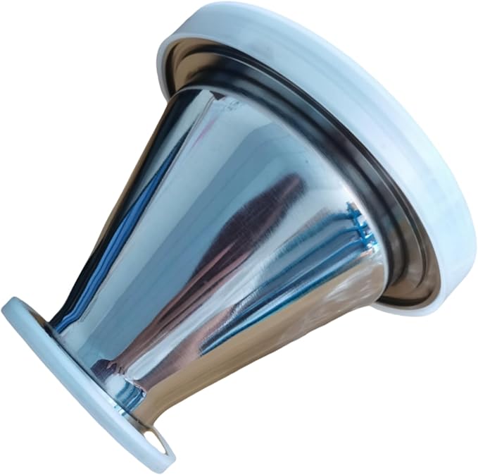 Adapter Conical Profile KF-50 to ISO-63 Large Flange, Reducing Nipple Fittings, ISO-KF NW-50 to ISO-LF Size NW-63, Stainless Steel (KF-50, ISO63)