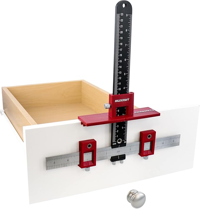 Milescraft 7300 Cabinet Kit ??Cabinet Hardware Jig, Shelf Pin Jig, Hinge Jig and Drawer Slide Jig. Cabinet Handles, Drilling Jig, Euro Concealed Hinge Jig, Drawer Installation Jig ??Ultimate Bundle