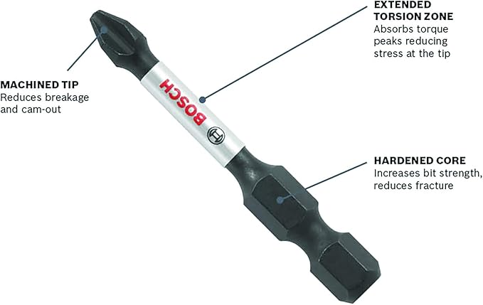 BOSCH ITT1535B 10-Pack 3-1/2 In. Torx #15 Impact Tough Screwdriving Power Bits