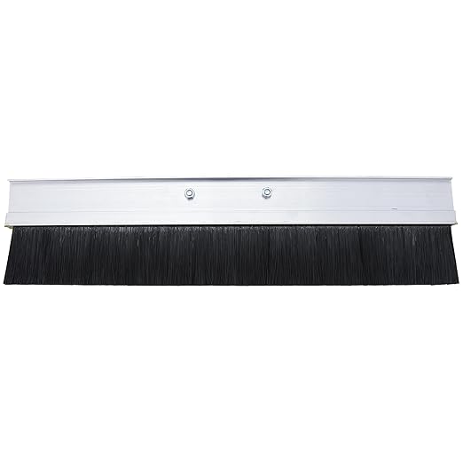 MARSHALLTOWN Aluminum Backed Concrete Broom for Finishing, Polypropylene Fibers, 24 Inch, Made in The USA, 423