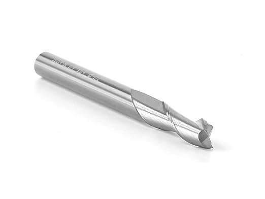 YONICO Upcut Router Bits Spiral 2 Flute Solid Carbide CNC End Mill 1/4-Inch Dia. 1/4-Inch Shank 31214-SC