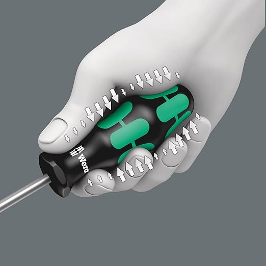 Wera 05008715001 Kraftform Plus 350 PH Phillips Screwdriver, Without Lasertip, PH 1 Head, 12" Blade Length