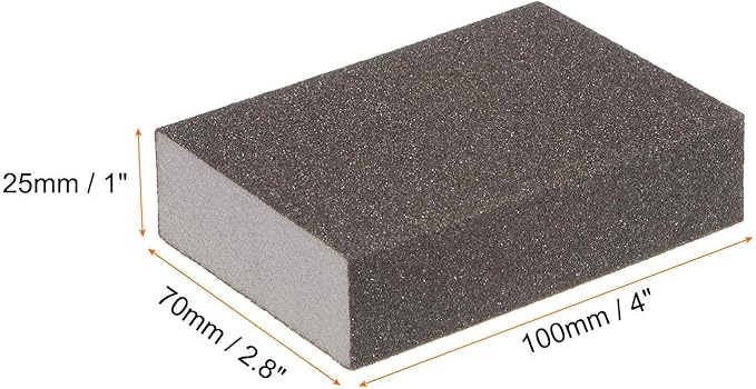 HARFINGTON 10pcs Medium Grit Sanding Sponge Blocks 180-240 Grit Foam Sanding Block for Polishing Kitchen Metal Wood Drywall, 100x70x25mm