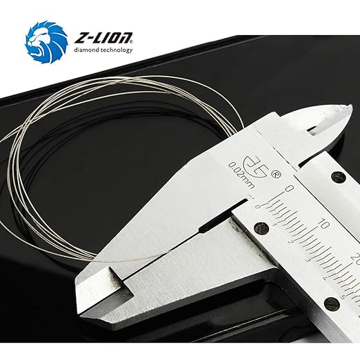 0.3mm Superfine Diamond Wire Electroplated Cutting Saw Blades for Jade Metal Marble Granite (3 Meters/Lot)