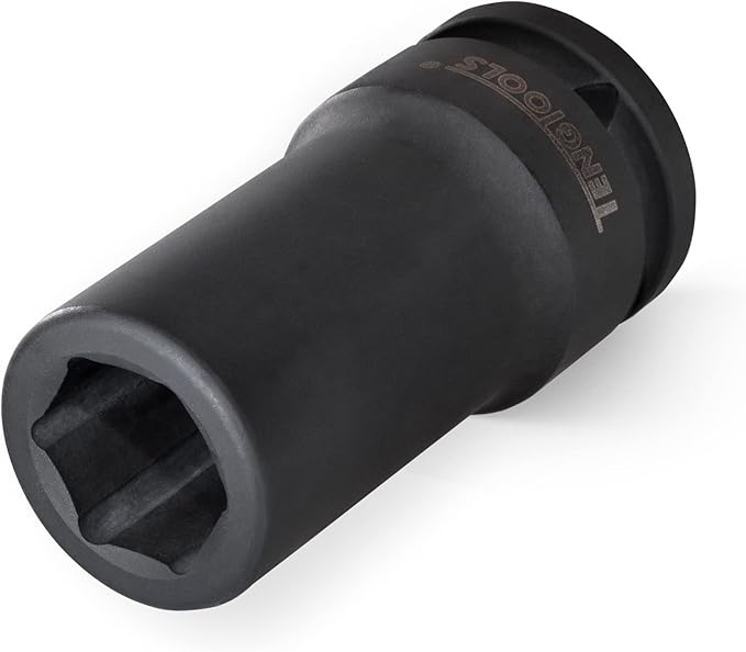 Teng Tools 33MM 1 Inch Drive 6 Point Metric Deep Thinwall Chrome Molybdenum Impact Socket | Mechanic Tool | Hand Tool - 910633