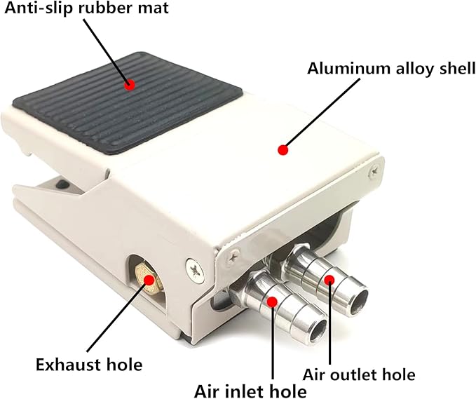 Sandblaster Gun Sandblasting Cabinet Foot Valve Sand Blasting Media Kit Sand Blaster Machine Accessories