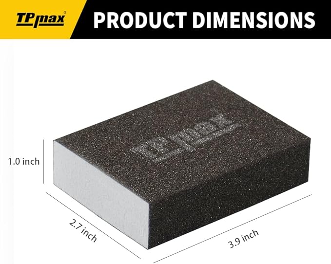 Sanding Sponge, Coarse/Medium/Fine/Superfine 6 Different Specifications Sanding Blocks Assortment,6 PCS,Washable and Reusable.