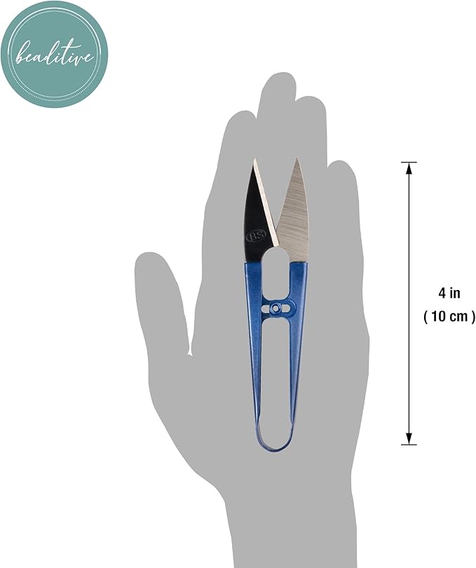 Beaditive Sewing Scissors (12-Piece Set) High-Carbon Steel Thread, Yarn, Embroidery Clippers | Handheld Snippers for Arts, Crafts, and DIY Projects | Multipurpose Use