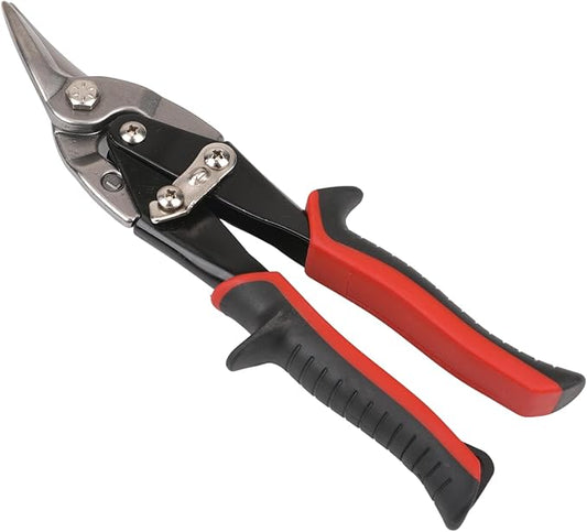 Aviation Tin Snips with Chrome Vanadium Steel Blades, Straight, Left, and Right Cutting Options, and Enhanced TyreGrip Handle for Optimal Comfort and Safety - 3 Pack Combo