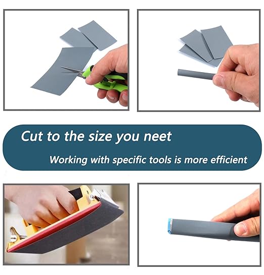 30Pcs 9 x 3.6 Inchs 2500 Grit Wet and Dry Handmade Universal Sanding Sheets, Suitable for Woodworking Furniture/Automobiles/Metal/Lacquer Polishing Sandpaper
