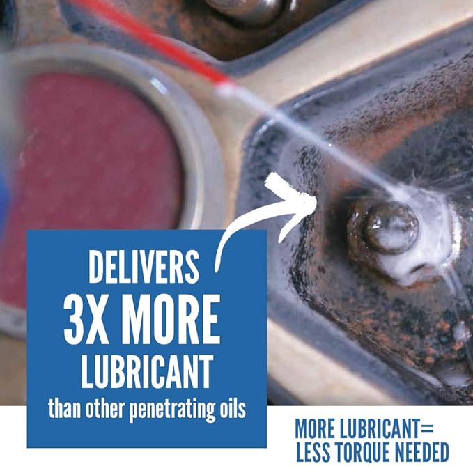 Free All Rust Eater Deep Penetrating Oil, 1.5oz Aerosol ??Loosens Rusted Bolts, Nuts, Pipe Connections & Locks ??Industrial-Grade Rust Remover, Silicone-Free Formula, Safe for Paint & Plastic Surfaces