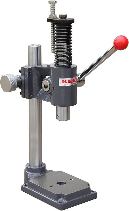 KAKA INDUSTRIAL Arbor Press, 2-Ton Capacity Manual Press, Hand Punching Machine, Adjustable Height up to 8 inch for Bearing Installation, Metal Bending and Assembly Work AP-2S