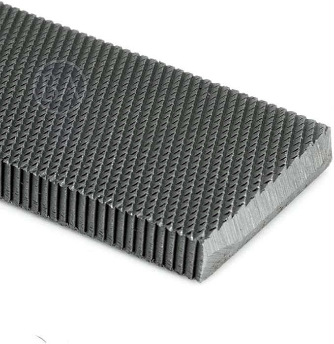 Benchmark Abrasives 10" Bastard Cut Long Flat File, Hardened Steel File, for Filing Metal, Sharpening Tools, Copper, Plastic, Hardwood, Metalworking Woodworking (10")