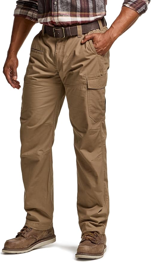 CQR Men's Winter Tactical Cargo Pants, Thermal Fleece Lined Outdoor Snow Ski Hiking Work