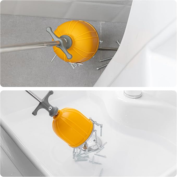 Magnetic Pickup Tool, 10LB Heavy Duty Magnet Stick with Handle, Extendable Magnet Wand for Nails, Screws & Metal Objects, Strong Magnetic Tool for Mechanics, Handyman, Garage & Home Use(Yellow)