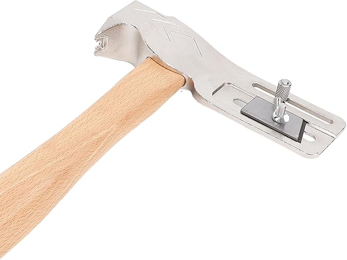 Roofing Hammer, Multi Function Roofing Hatchet Hammer for Roof Repair, Construction Hammers Portable Shingler Hammers with Nail Pulling and Striking Function