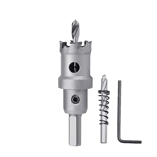 14mm (5/9 inch) Metal Steel Hole Saw with 2 Drill Bits, Hole Cutter for Thick Metal,Stainless Steel,Iron and Wood (14mm (5/9 inch))
