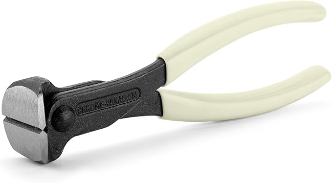 Bates- Nail Puller, 7 Inch, Creamy Beige, Nail Remover Tool, Cutting Pliers, Carpenter Tools, Staple Puller, End Cutting Pliers