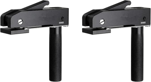 MFT Bench Holdfast Woodworking Tools, 19 mm 3/4" Desktop Quick Acting Hold Down Clamp Adjustable Fast Fixed Clip, Aluminum Alloy Benchtop Quick Clamps for Wood Carving, Sanding, Routing