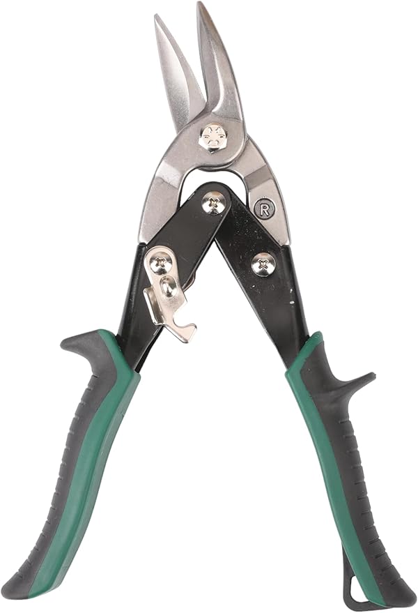 Aviation Tin Snips with Chrome Vanadium Steel Blades, Straight, Left, and Right Cutting Options, and Enhanced TyreGrip Handle for Optimal Comfort and Safety - 3 Pack Combo