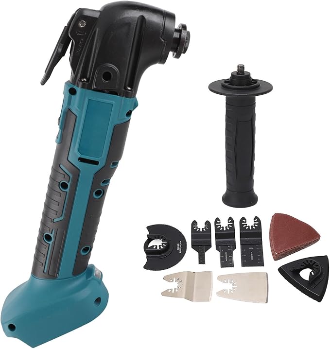Cordless Oscillating Tool Kit, 6000??0000RPM Adjustable Swing Angle Oscillating Multitool Kit with 6 Variable Speed for BL1830 BL1840 BL1815 BL1815N