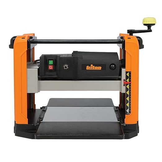 Triton TPT125 Benchtop Thickness Planer - 12-1/2" Wood Planer with 17,500 Cuts Per Minute, Adjustable Depth for Woodworking Projects, Efficient Dust Extraction System