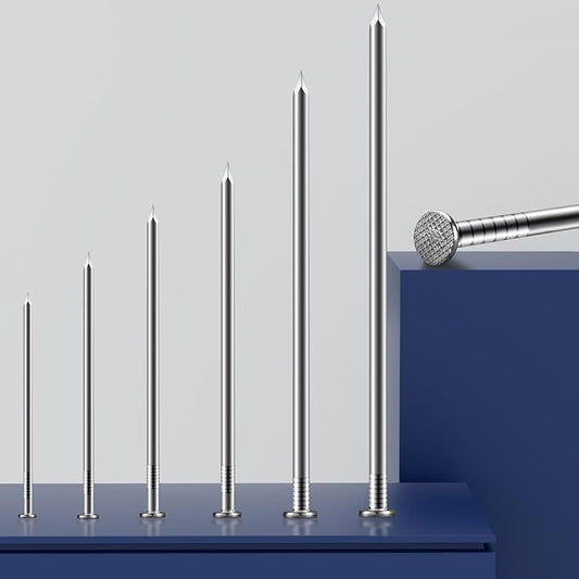 1 inch Hardware Nails, (800pcs) 1 lbs Stainless Steel Nails, Nails for Hanging Pictures, Small Nails, Wall Nails, Wood Nails