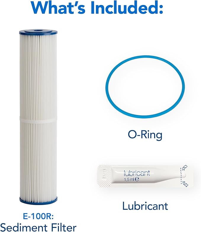 Kind Water 5-Micron Sediment Filter Replacement ??Kind & Evo E-1000/E-2000/E-3000 Whole House Systems ??Includes O-Ring & Lubrication ??6??2 Month Filter