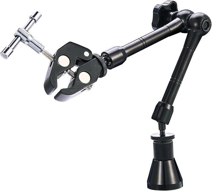 Helping Hands Magnetic Soldering Clamp with 2.16-inch Jaw Opening,360 degree rotation,Third Hand Tool,Magnetic PCB Clip for Heat Gun Repairing