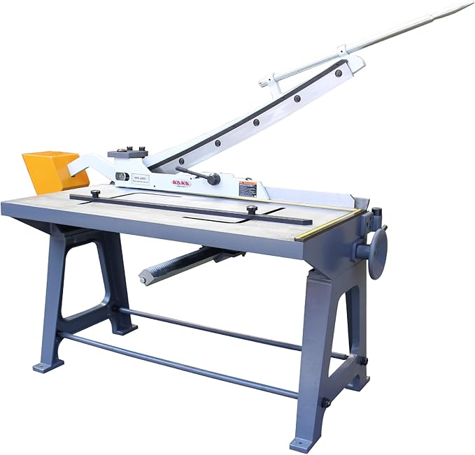 KAKA INDUSTRIAL Sheet Metal Shears,40-Inch 14Gauge (0.075 Inch) Guillotine Metal Shear,Sheet Cutter with Stand for Industrial Fabrication and Construction KHS-40
