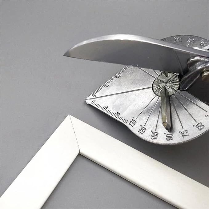 Riloer Multi Angle Miter Shear Cutter, Multifunction Trim Shears, 45-135 Degree Miter Cutter Hand Shear