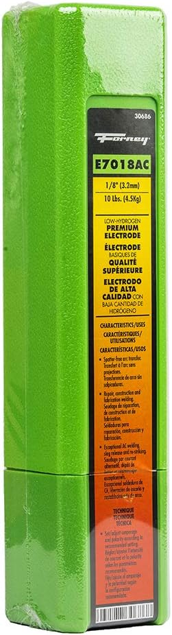 Forney 30685 E7018 AC Welding Rod, 1/8-Inch, 5-Pound