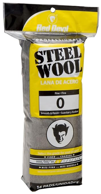 Red Devil 0313 Steel Wool, 0 Fine (Pack of 96)