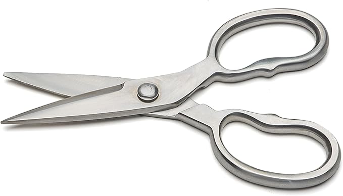 Heavy Duty Kitchen Scissors - Multipurpose Forged Stainless Steel Scissors for Meat, Chicken, Fish, and Herbs - 8.25 Inch Kitchen Shears that Come Apart for Easy Cleaning by Kings County Tools